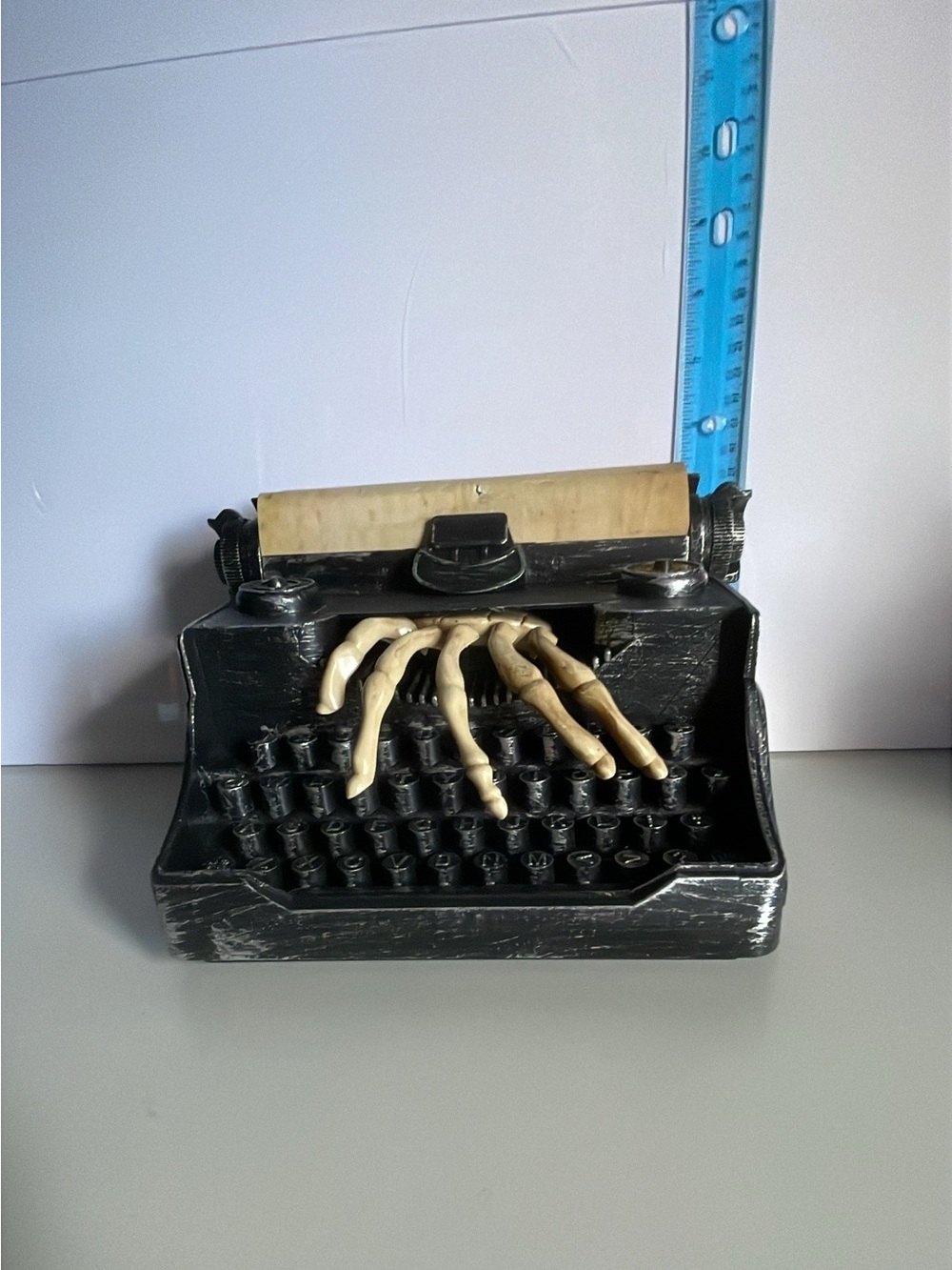 Halloween Vintage Animated Haunted Spooky Typewriter Sound Motion Lights